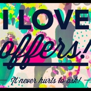 Offers welcome thank you for checking my closet